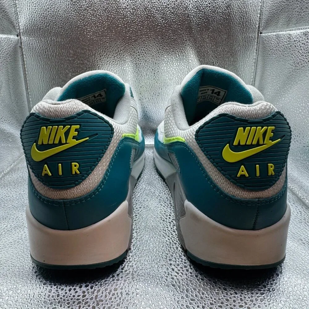 Size 14‎ Nike Air Max III Mens Spruce Hot Lime White Running Shoes CZ2908-100